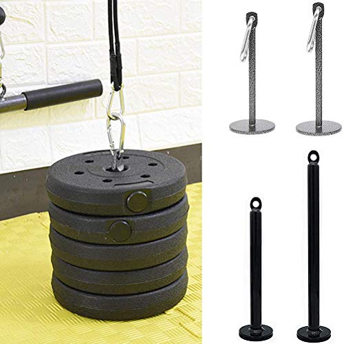 Kohyum Staalgewichtsplaat, laadstift, staal, voor work-out, gewichten, hefhouder, standaard, rack, riemschijf… - Image 8