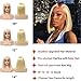 Blonde Bob Wig Human Hair 13X4 HD Lace Full Frontal Wig (14 Inch, 613) 200% Density 613 Straight Short Bob Wigs Free Part Pre Plucked with Baby Hair Natural Hairline