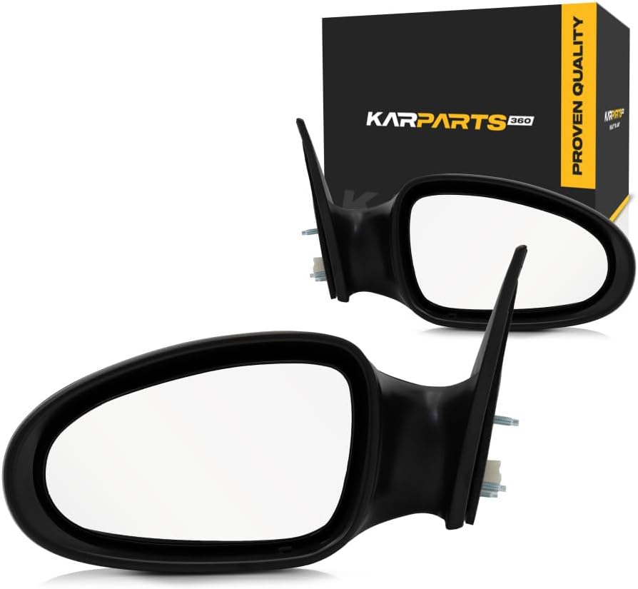 For Nissan Altima 2005 2006 Door Mirror Driver and Passenger Side | Pair | Power | Paint To Match | S/SE Model | Replacement For NI1320156, NI1321156 | 615343531366, 615343531373