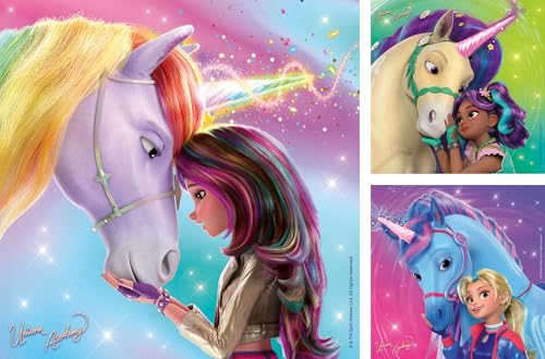 Ravensburger Unicorn Academy 3x 49 Piece Jigsaw Puzzles for Girls Age 5 Years Up