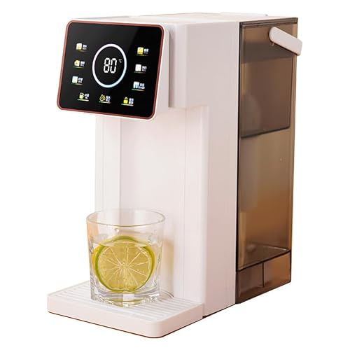 Dispensador de Agua con Filtro Caliente Frío Instantáneo Fuente Para Beber Eléctrica Pequeña Escritorio 2000 W Calentamiento Rápido 3S 6 Configuraciones Temperatura Capacidad 3 L Pantalla Táctil LED