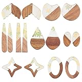 【Comunicación sincerosa】Dado que los productos están hechos a mano de madera natural, la textura, la forma y el color de cada colgante varían un poco, y ocasionalmente hay algunas pequeñas manchas.