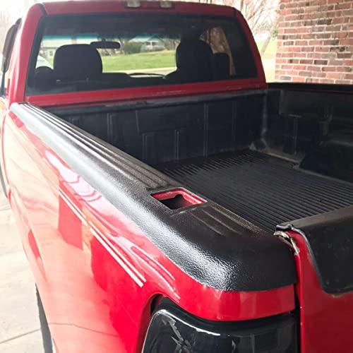 image for ECOTRIC Truck Bed Rail Caps W/Holes Compatible with 1999-2006 Chevrole