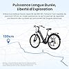 Touroll Urbano 3 Vélo Électrique Adulte, Moteur Central 250W 70Nm, Freins Disque Hydrauliques, Batterie Amovible 120km Autonomie, 27.5" Vélo électrique de Ville 7 Vitesses #3
