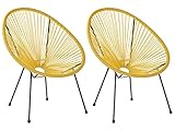 spaghetti stuhl neu wickeln Stühle mit stabilem Stahlgestell, Schnurbespannung aus PE Rattan
