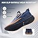 Men's Orthopedic Tennis Sneakers: Fit Plantar Fasciitis Arch Support Orthotic Heel Spur Bunions Recovery Trail Sneakers, Fashion Comfort Sport Gowalk Walking Shoes Dark Blue Size 9