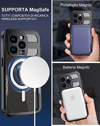 WIFORT Cover iPhone 14 Pro Magnetico Impermeabile