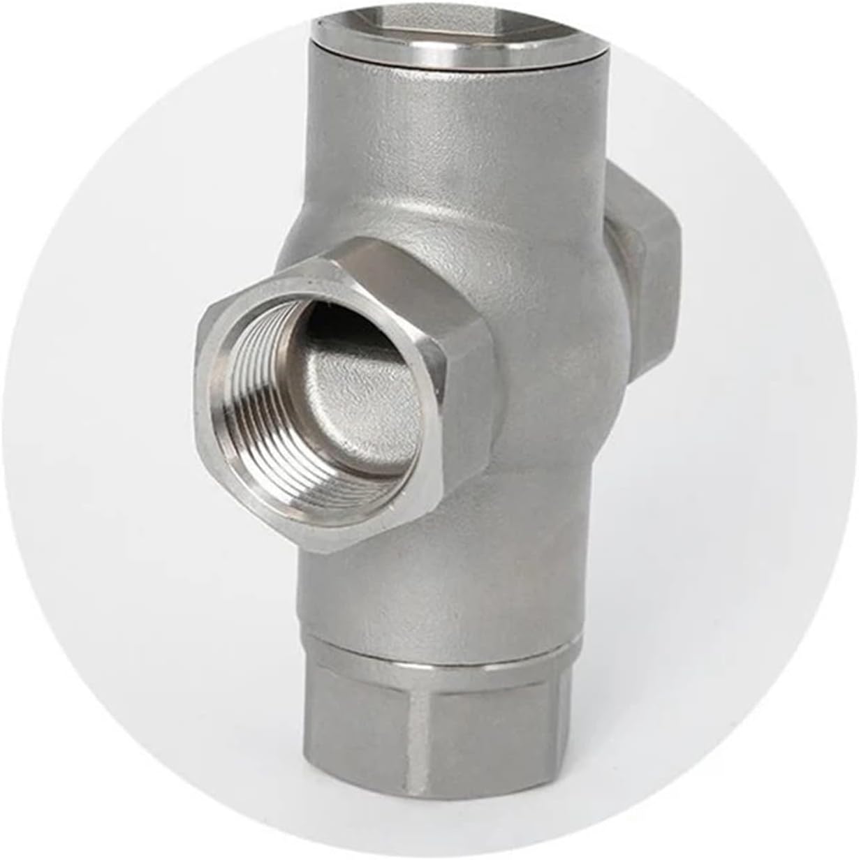 DN32 3 Way Pneumatic Seat Valve 16bar Normally Closed Pneumatic Actuator Angle Seat Valves for Steam Gas Oil(Double Acting)