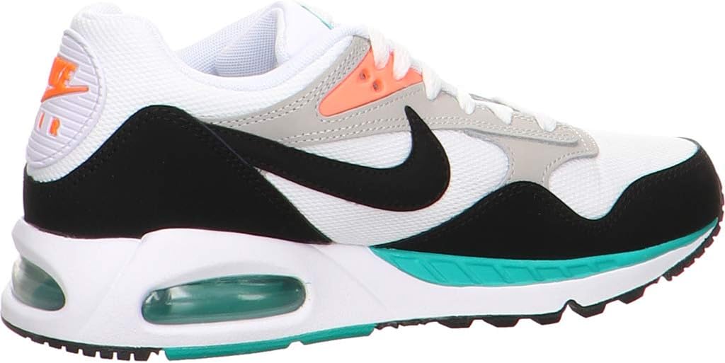 Nike Women's Air Max Correlate Running Shoes, White/Black-New Green, 10 M US image 3 of 7 B07Q73JHDM