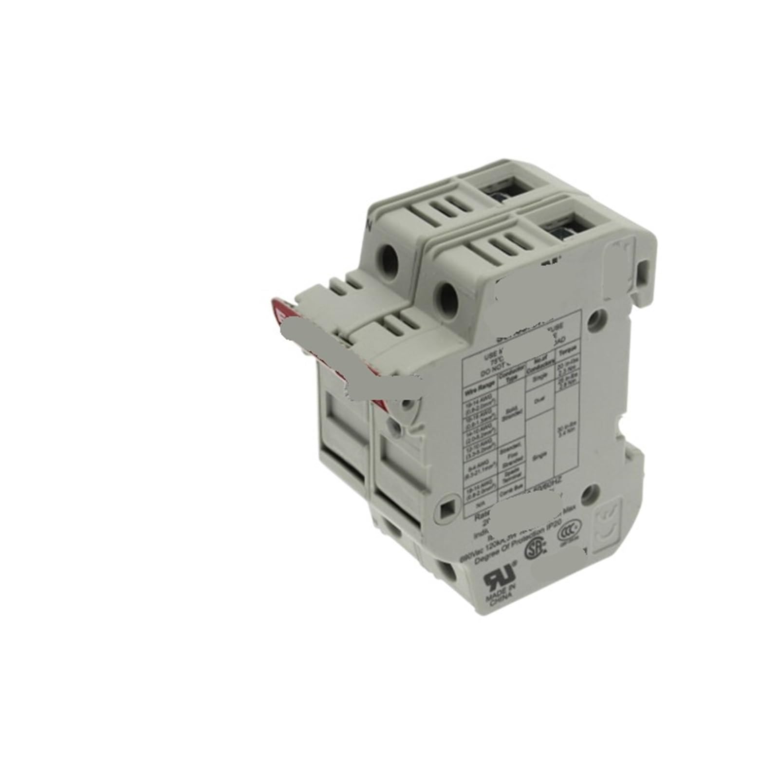 Fusible à fusion rapide CHM1DNIU 1250V 250A pour protection industrielle haute tension
