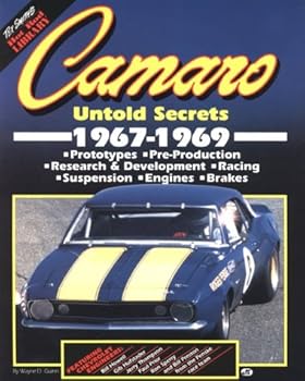 Paperback Camaro: Untold Secrets 1967-1969 Book