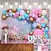 Pink Gold Balloon Girl First Birthday Party Backdrops Sweet One Wonderland Flowers Butterfly Photography Background Birdcage Princess Birthday Decorations Newborn Baby Shower Cake Smash Banner 7x5ftâ€¦