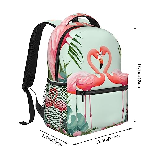 Sac à dos de voyage noir imprimé palmiers taille unique léger