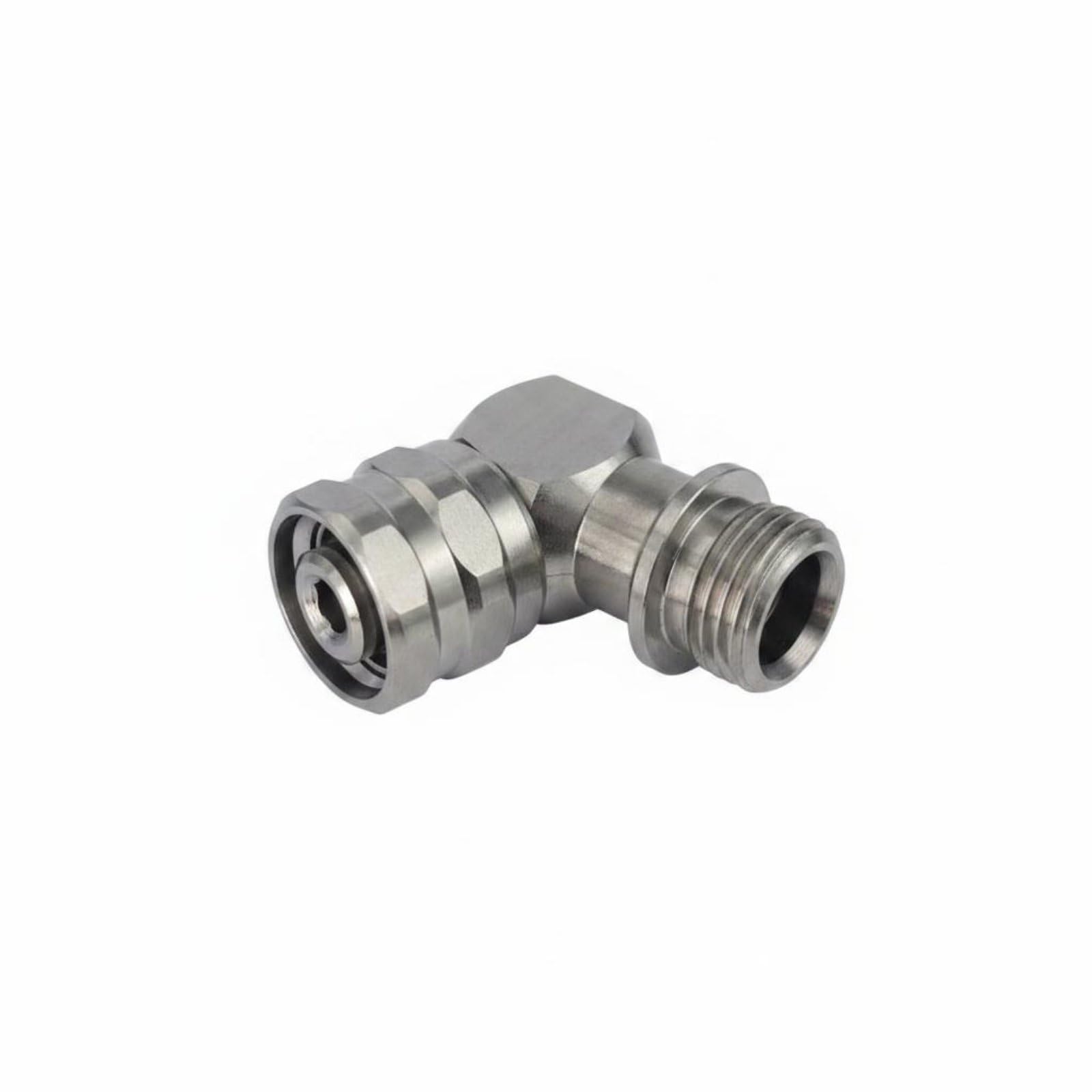 Ojiva® Angled Design Second Stage Regulator Angle Adapter Universal Compatibility Diving Regulator Elbow Adapter Compact Size Diving Hose Elbow Connector Lightweight for Underwater, Titanium 110 Degre-image-40