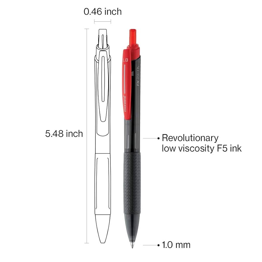 punkt様　L size Amazon.com : MONAMI NEW FX ZETA, Retractable Ballpoint Pen