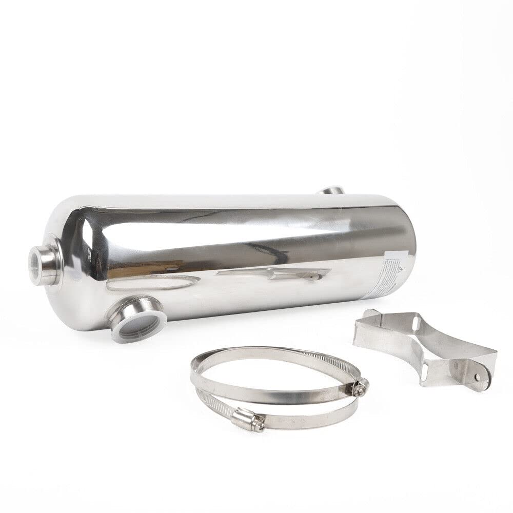 Scambiatore di calore per piscina, in acciaio inox, scambiatore di calore per piscina, 485 x 134 mm, scambiatore di calore per spa, piscine