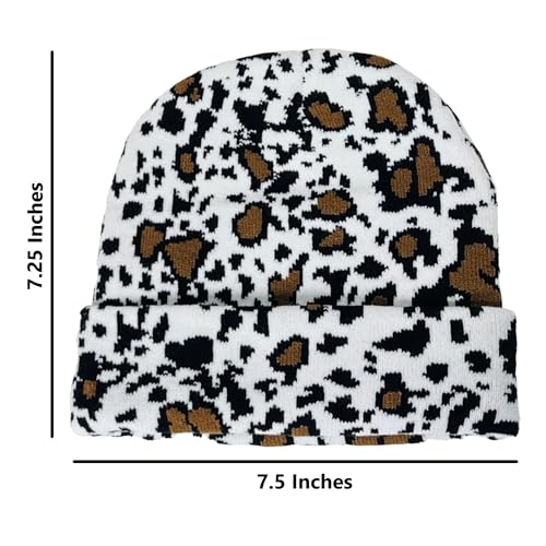 Child Unisex Animal Print Winter Knit Beanie3