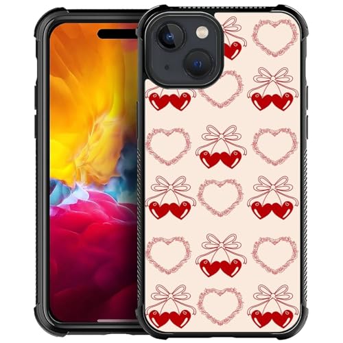 DAIZAG Compatible with iPhone 15 Plus Case,Coquette Love Four Corners with Bumper Shockproof Anti-Scratch Protection Case for Man Women for iPhone 15 Plus
