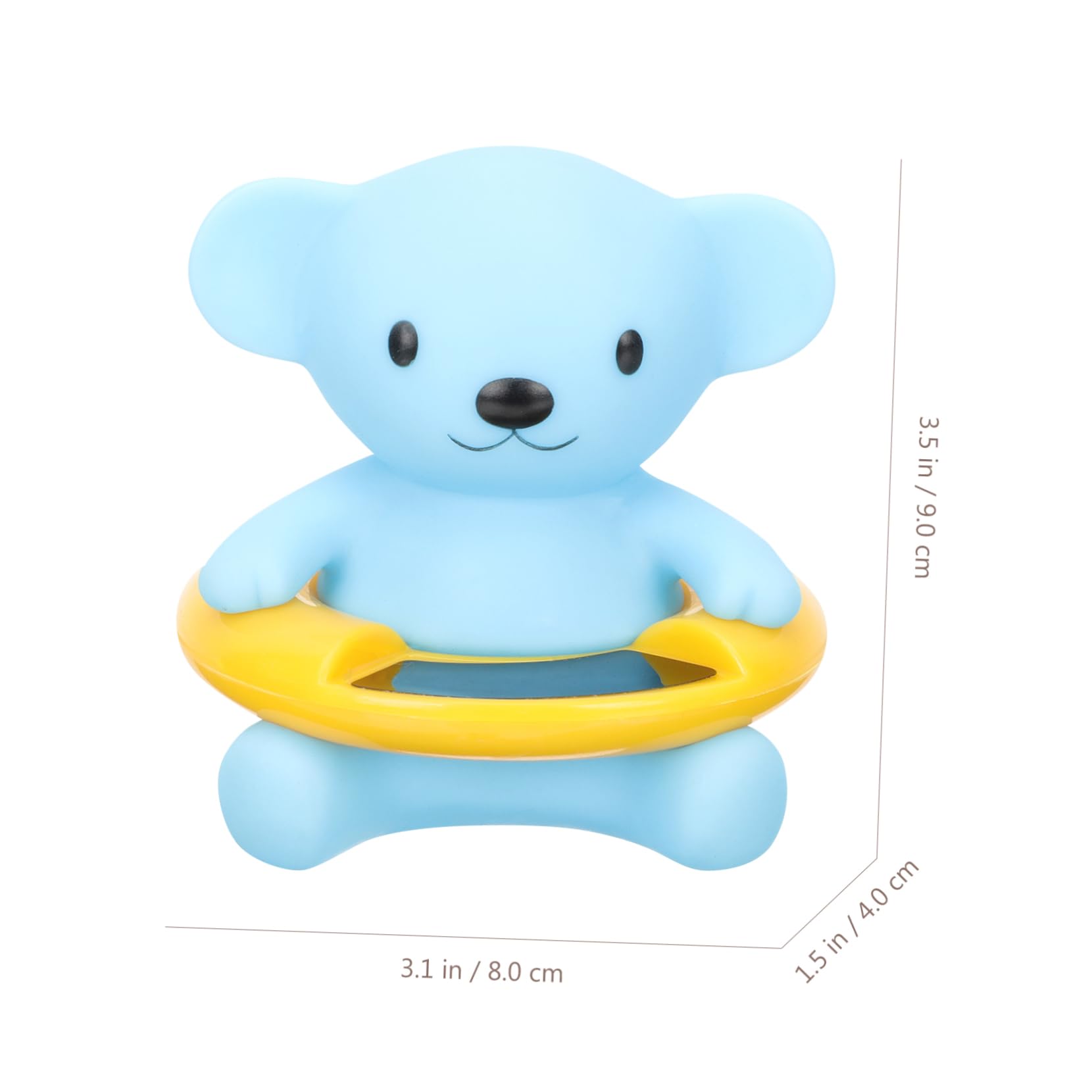 BESPORTBLE 3pezzi Termometro Galleggiante Per Bagno Per Forma Di Orsetto Misuratore Di Temperatura Per Piscine e Vasche Idromassaggio Con Display Digitale e Design Adorabile Giocattolo e