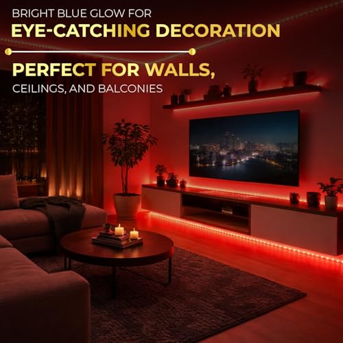Image of Lexton Decorative 20 Meter Long 2400 LED Rope Light | Plug Sourced | Waterproof & Flexible LED Strip | Suitable for Home Decor, Outdoor Decoration, Diwali, Birthday, Christmas (Pack of 1, Red)
