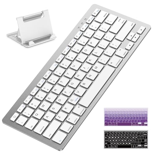OMOTON Upgraded Rechargeable Bluetooth Keyboard for iPad...