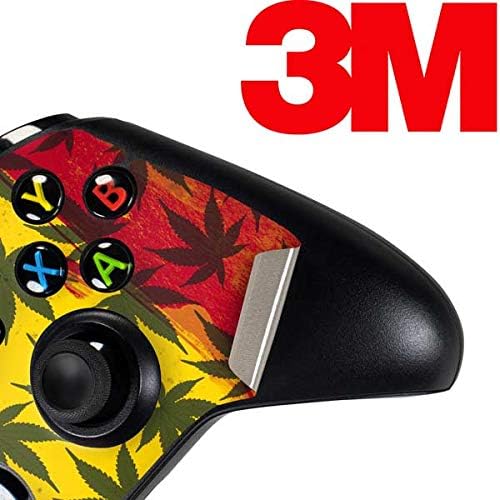 Skinit Decal Gaming Skin Compatible with Xbox One Controller - Originally Designed Marijuana Rasta Pattern Design