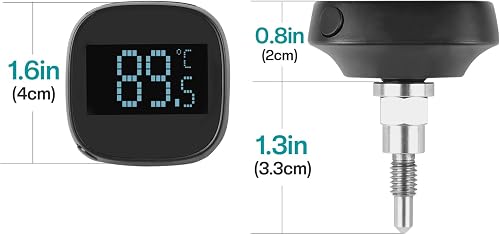 AlloverPower LCD Digital Coffee Maker Temperature Sensor Thermometer for E61 Group Head Espresso Coffee Machines Monitor - 6