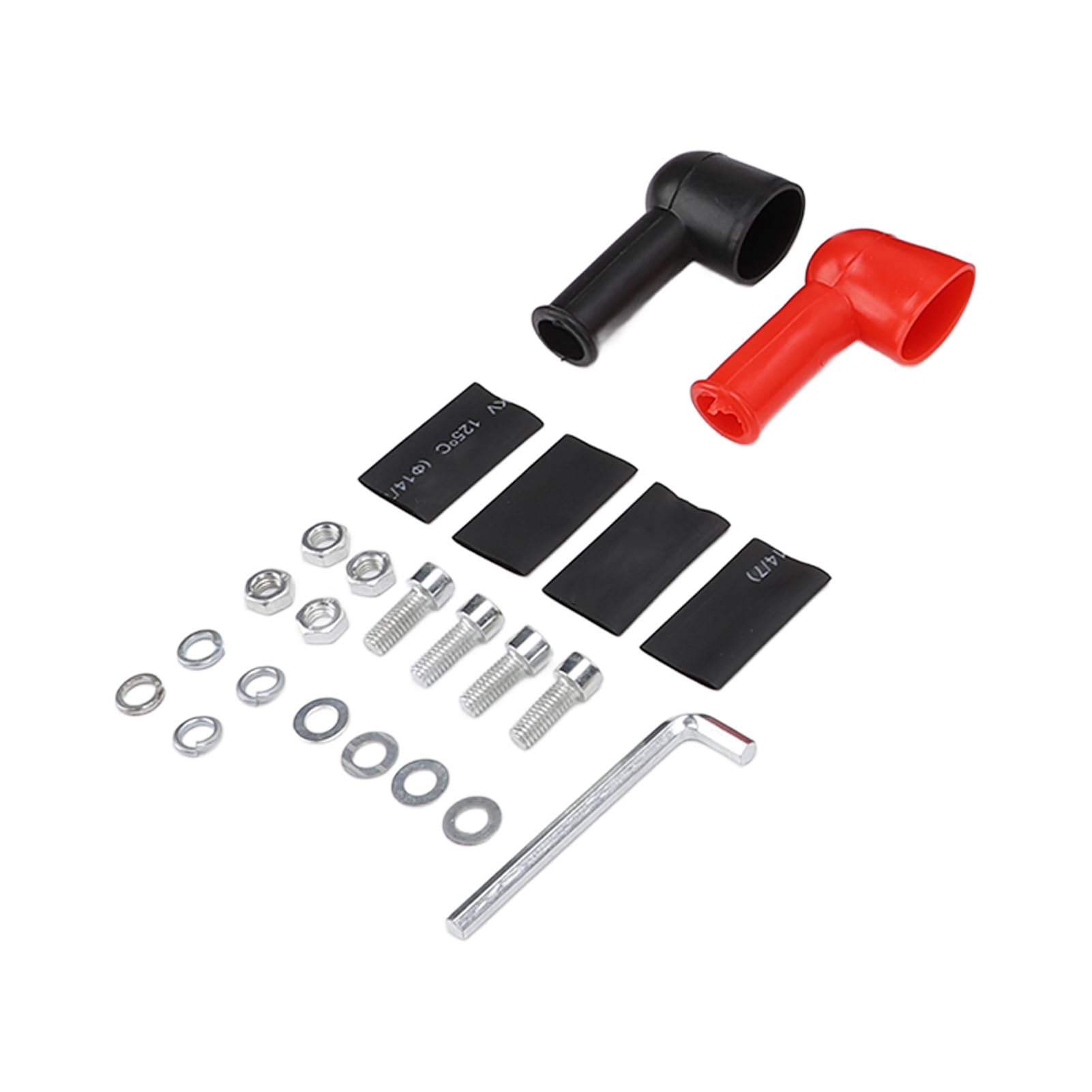 Morsetti per Batteria Remota 250A Bullone da 3/8" Palo di Avviamento per Batteria Staffa Robusta Ricarica in Ottone di Facile Accesso con Coperchio per Auto Camion Barca ATV UTV