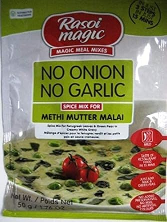 Rasoi Magic No Onion No Garlic Methi Mutter Malai Spice Mix 50 Gms