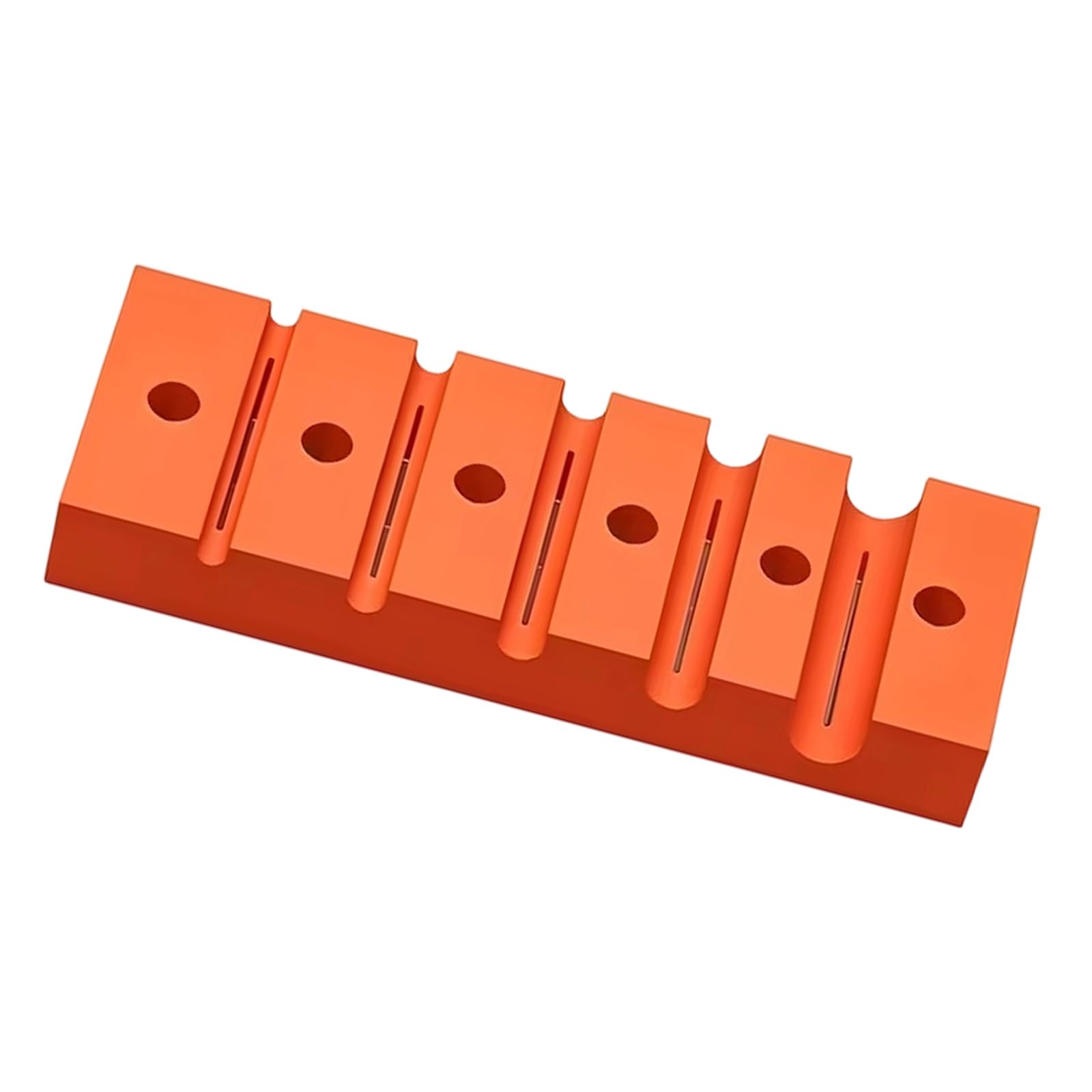 Kfwfuaee A Wire Holder Stand Polymer Multi-Slot Stripping Guide 3.74In Cable Work Id For Electricians Nd Household Projects Wire Holder Jig Cable Guide Prep Id Hand Setup Slot Fixing Stand Ppliance Service