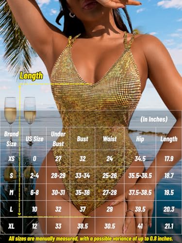 Image of ShawGobow Sexy Swimsuit for Women,Backless Scrunch Butt High Cut Monokini,One Piece Cheeky Bathing Suit Beach Pool Party