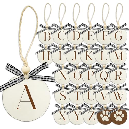 YIXAXKAO 28 Pieces Christmas Stocking Name Tags...