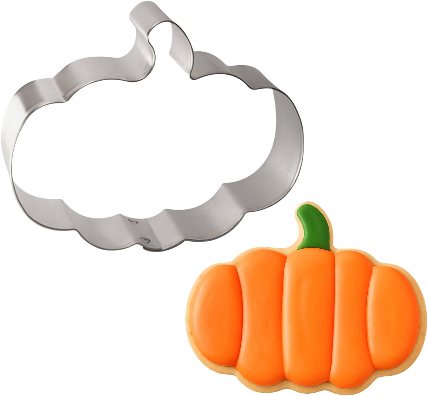Pumpkin Cookie Cutter 3 Pc Set – Hand Made in the USA from Tin Plated Steel