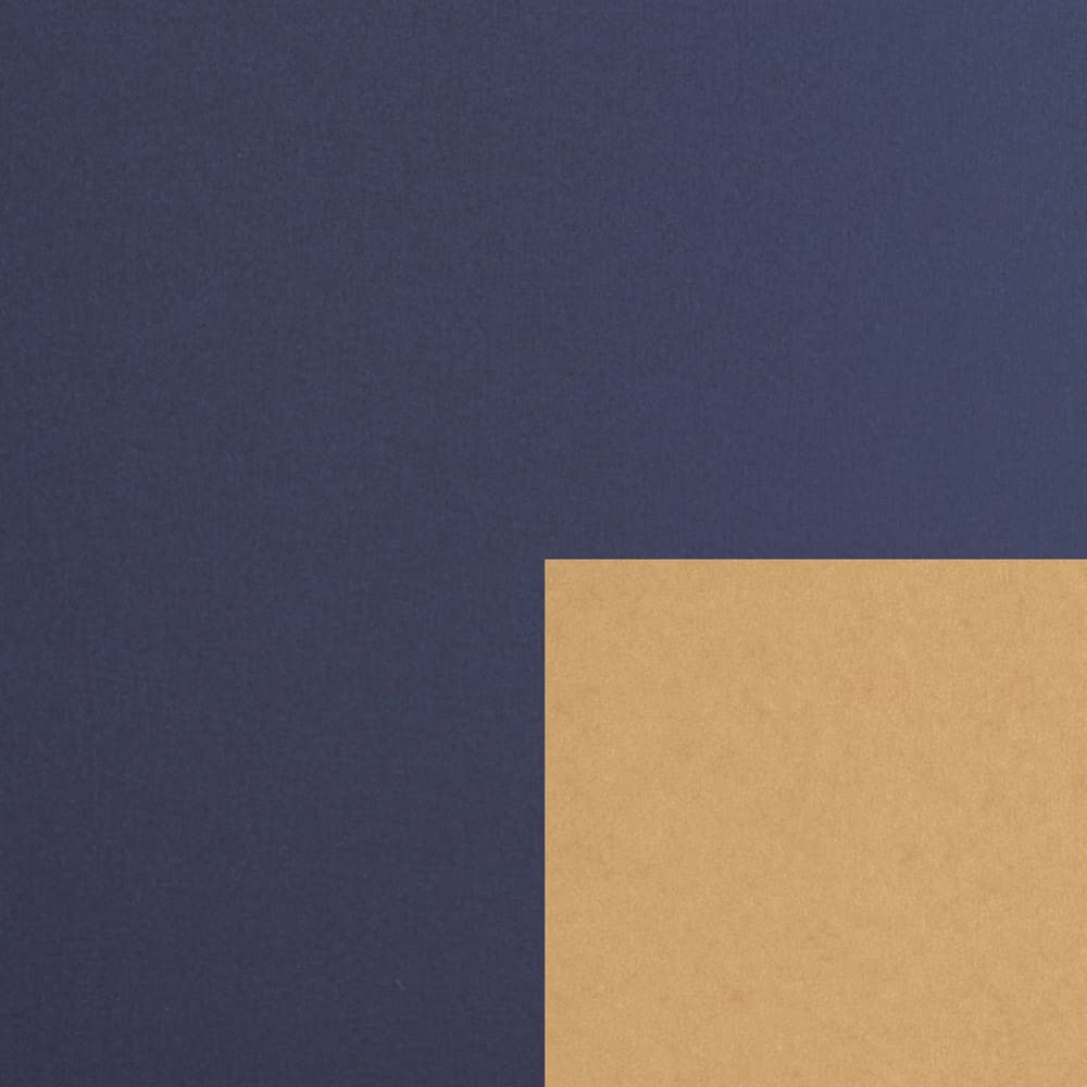 Geschenkpapierrolle XXL König Ludwig II blau/metallic gold 50 cm x 200 m | 70 gr. / m² Secare Geschenkpapier große Rolle | HUTNER