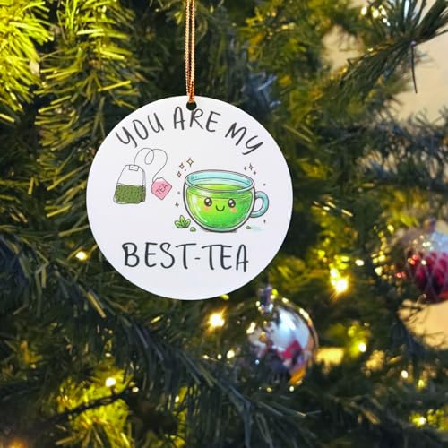 &rdquo; Acrylic Ornaments, Tea-themed Hanging Decoration, Gifts 