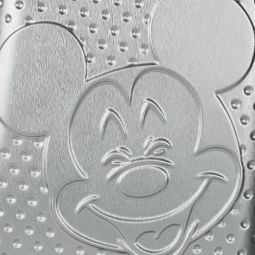 Disney Elevated Mickey Mouse Head Gray 22" Rolling Luggage2