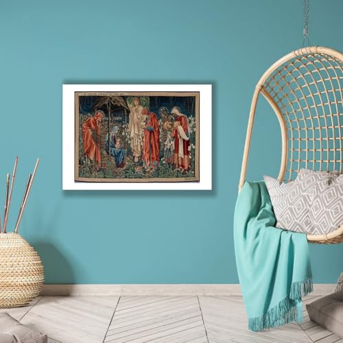 Impression d'art The Adoration of the Magi par Edward Burne Jones format Medium