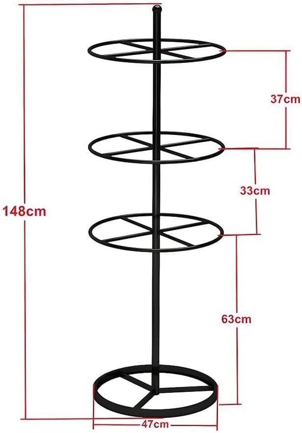 Underwear Display Stand, Floor-Standing Rotating Clothes Shelf, Hanging Sock Storage Rack for Bras, Shorts, Camisoles image 3