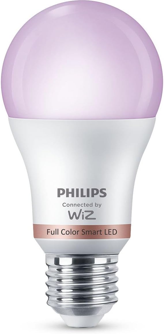 Philips Wiz Full Colors F 8.5W E27 806LM Smart Bulb (2200-6500K) Brand Philips EAN: 8719514489844