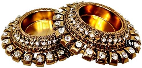 Bombay Haat Antique Gold Metal Diwali Diya Tealight Candle Holders for Diwali Home Decoration | Diwali Lights |Gift Items for Diwali | Home Decoration Items | Diwali Decoration Items for Home | (2)