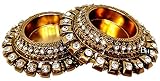Bombay Haat Antique Gold Metal Diwali Diya Tealight Candle Holders for Diwali Home Decoration | Diwa