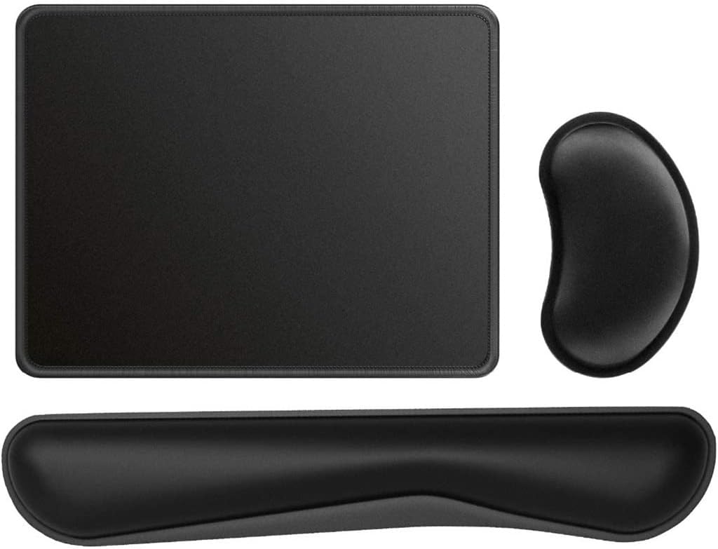 Keyboard Wrist Rest Wrist Mouse Pad Computer Mousepad Ergonomic Sets Easy Typing for Pc Laptop Office