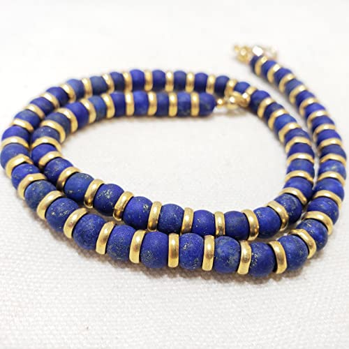 Museum Reproductions Lapis Lazuli Sumerian Necklace - 16" #TOP7