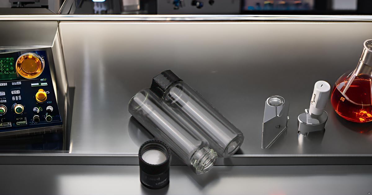 Bello 15pcs-50ml Clear Glass Vials Culture tube with Screw Caps Glass Sample Vial with PE Stopper, Leak-Proof Glass Bottles Containers for Cosmetics Perfume Making Lab Laboratory Culture tube