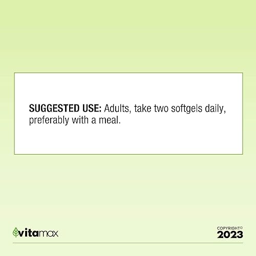 Miniatura 3 de Spring Valley Omega-3 de aceite de pescado 2000 mg, cuidado máximo, 120 unidades + guía exclusiva de vitaminas VitaMax (2 artículos)