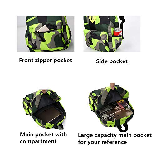 Vidoscla Camo Backpacks For Elementary,Preschool Boys Bookbag For Kids,Mini Toddler Students Schoolbag #TOP4