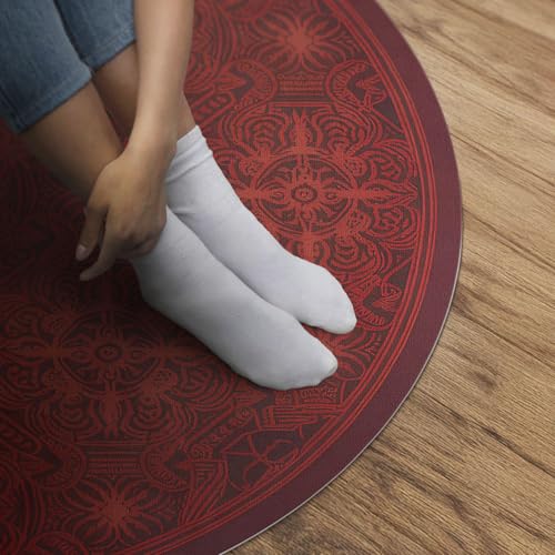 Tapis vinyle rond cuisine résistant pour protéger le sol - 5