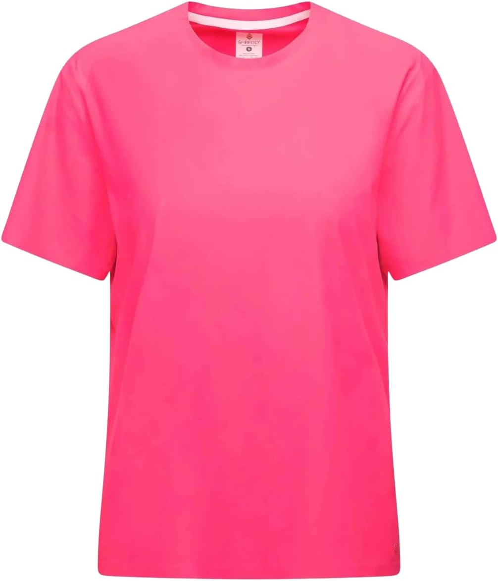 SHREDLY Beyond Tech Vented Tee for Women | UPF 30 Sun Protection | Hiking & Cycling Ready | Soft, Breathable & Lightweight