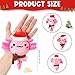 Imagen de Harrycle 8 Piezas Peluches Ajolote 10 cm Set de Juguete Ajolote Regalo de Regreso a Clases Llavero Mini Kawaii Lindo Peluche en Colores para Cumpleaños Navidad