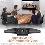 Innex C831 180° Panoramic 4K Wide Angle Webcam with Microphone